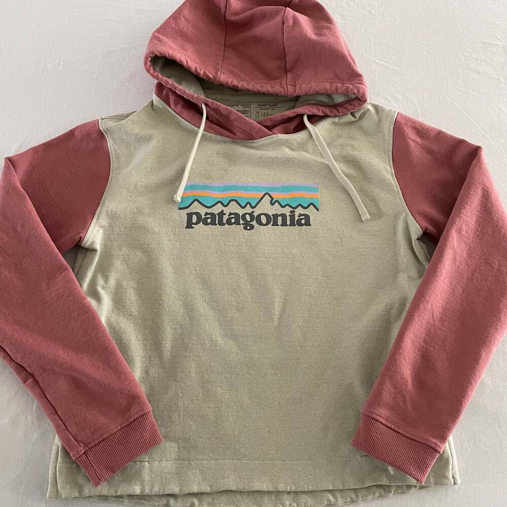Women's Patagonia Uprisal Hoodie Pink Beige Color Block size M